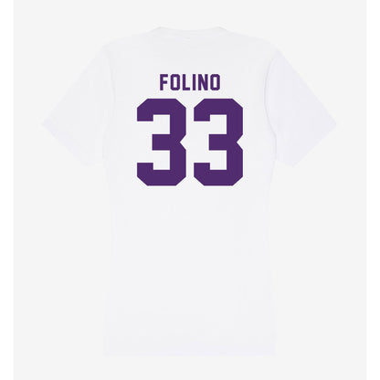 Albion - NCAA Men's Soccer : Simone Folino - Women's V-Neck T-Shirt-1
