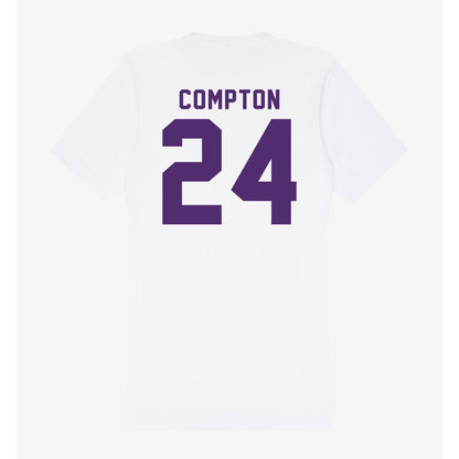 Albion - NCAA Men's Lacrosse : Matthew Compton - Women's V-Neck T-Shirt-1