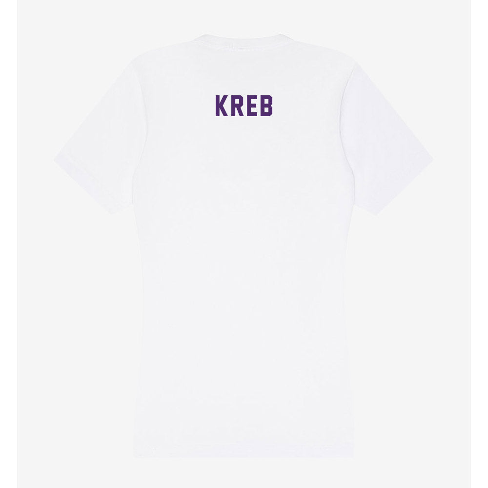 Albion - NCAA Women's Swimming & Diving : Kaitlyn Kreb - Women's V-Neck T-Shirt-1