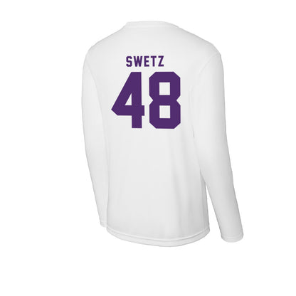 Albion - NCAA Football : Landen Swetz - Activewear Long Sleeve T-Shirt-1