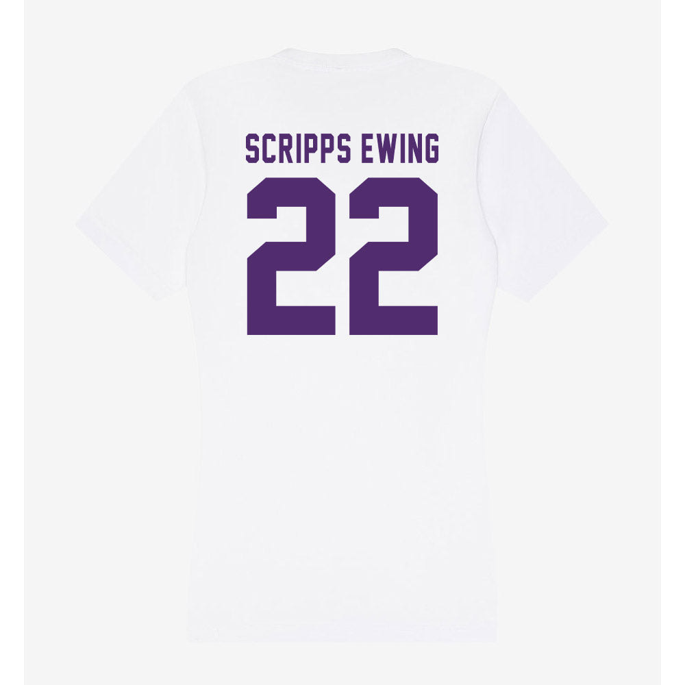 Albion - NCAA Men's Soccer : Connor Scripps Ewing - Women's V-Neck T-Shirt-1