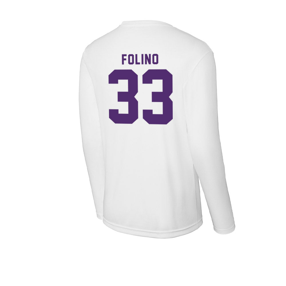 Albion - NCAA Men's Soccer : Simone Folino - Activewear Long Sleeve T-Shirt-1