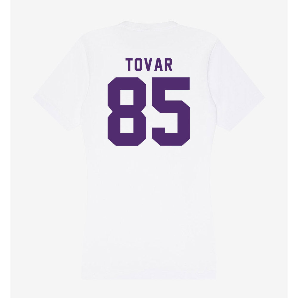 Albion - NCAA Football : Danny Tovar - Women's V-Neck T-Shirt-1