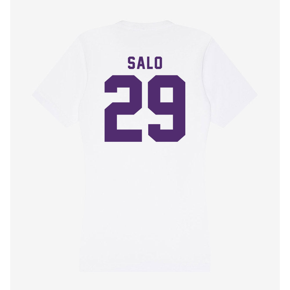 Albion - NCAA Women's Soccer : Chloe Salo - Women's V-Neck T-Shirt-1