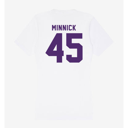 Albion - NCAA Football : Frank Minnick - Women's V-Neck T-Shirt-1