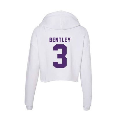 Albion - NCAA Men's Basketball : Kendall Bentley - Women's Crop Fleece Hoodie-1