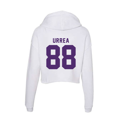 Albion - NCAA Football : Alejandro Urrea - Women's Crop Fleece Hoodie-1