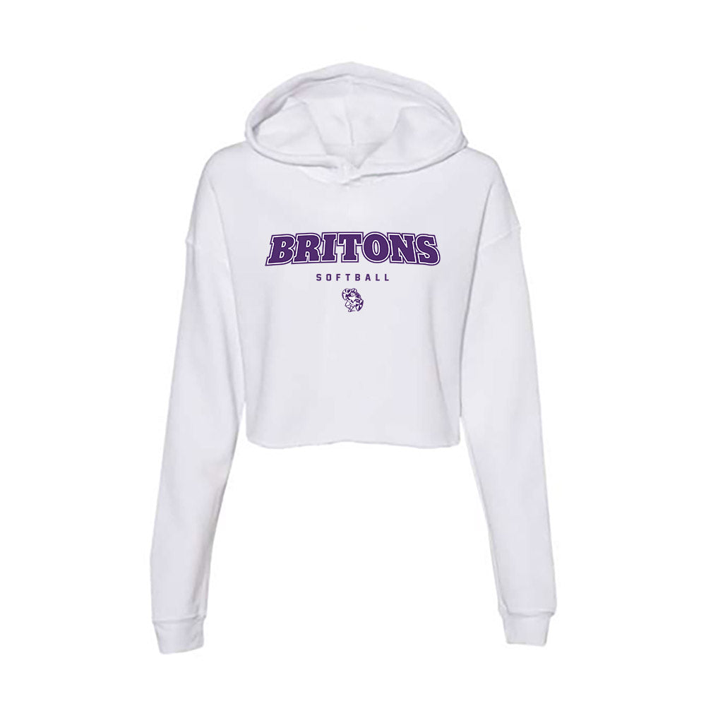 Albion - NCAA Softball : Sophia Shingles - Women's Crop Fleece Hoodie-0