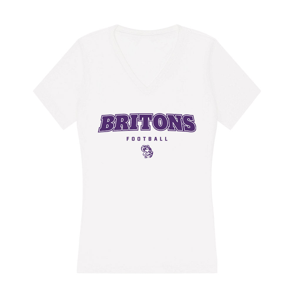Albion - NCAA Football : Ali Murray - Women's V-Neck T-Shirt-0