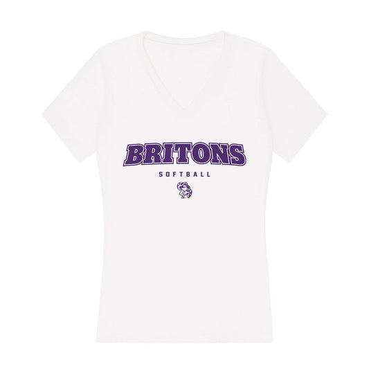 Albion - NCAA Softball : Sophia Shingles - Women's V-Neck T-Shirt-0