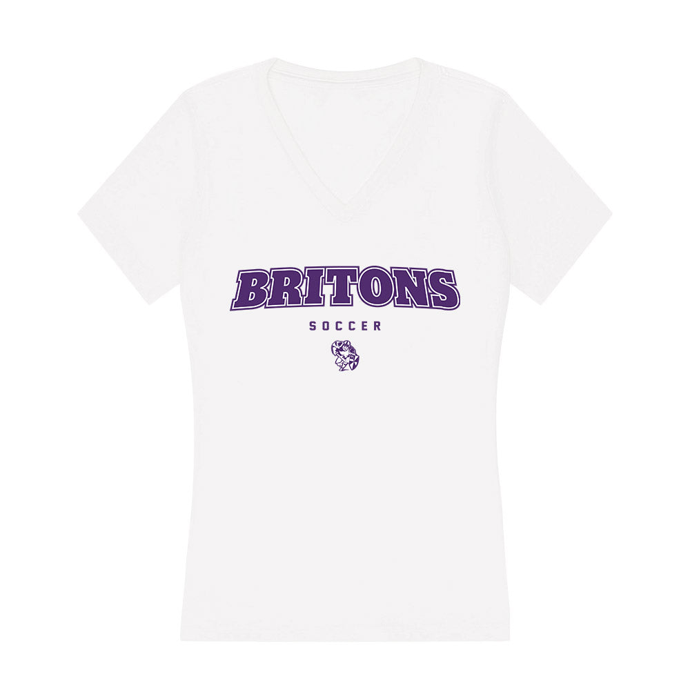 Albion - NCAA Men's Soccer : Ryan Anderson - Women's V-Neck T-Shirt-0