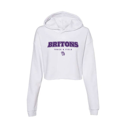 Albion - NCAA Men's Track & Field : Sam VanderWerf - Women's Crop Fleece Hoodie-0