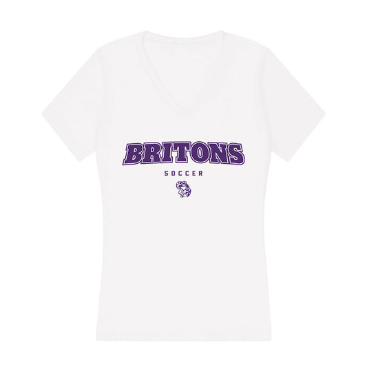 Albion - NCAA Men's Soccer : Connor Scripps Ewing - Women's V-Neck T-Shirt-0