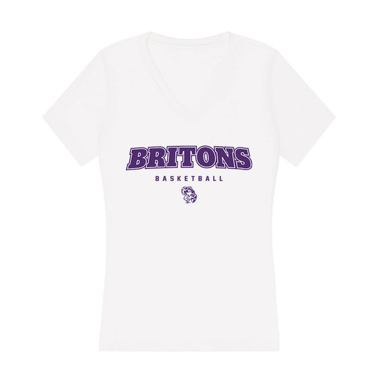 Albion - NCAA Men's Basketball : Cameron Essell - Women's V-Neck T-Shirt-0