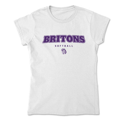 Albion - NCAA Softball : Ryley Frank - Soft Style Women’s T-Shirt-0