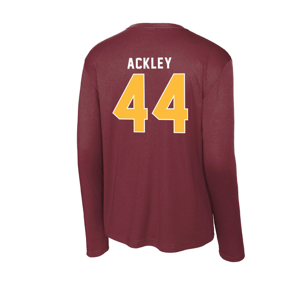 UMN Duluth - NCAA Football : Ean Ackley - Activewear Long Sleeve T-Shirt-1