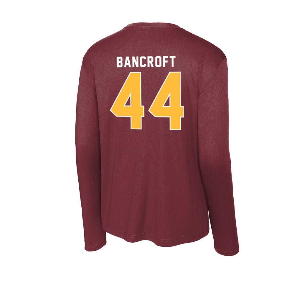 UMN Duluth - NCAA Football : Caleb Bancroft - Activewear Long Sleeve T-Shirt-1