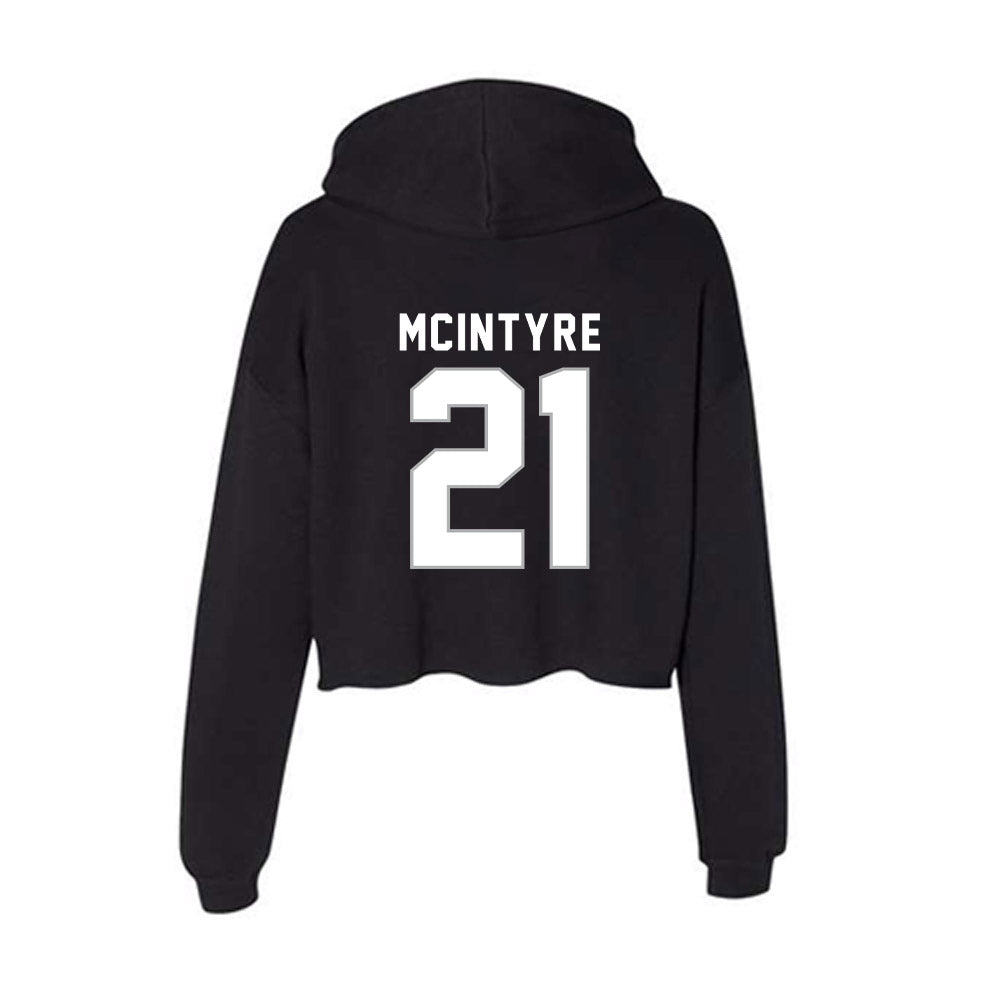 Northwest Missouri State - NCAA Baseball : Dylan McIntyre - Women's Crop Fleece Hoodie-1