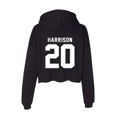 Northwest Missouri State - NCAA Football : Mike Harrison - Women's Crop Fleece Hoodie-1
