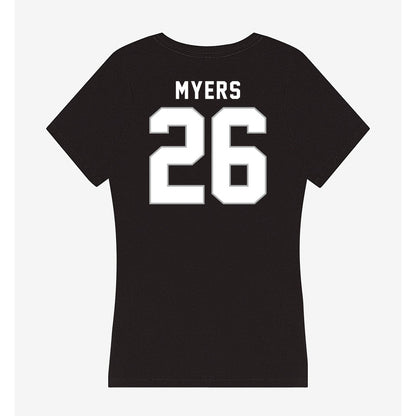 Northwest Missouri State - NCAA Football : Dominic Myers - Women's V-Neck T-Shirt-1