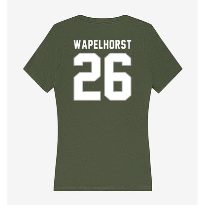 Northwest Missouri State - NCAA Football : Isaiah Wapelhorst - Women's V-Neck T-Shirt-1