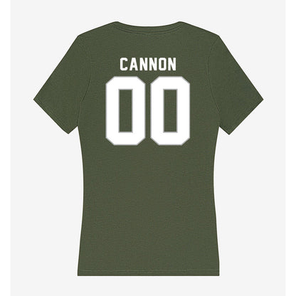 Northwest Missouri State - NCAA Football : Jaron Cannon - Women's V-Neck T-Shirt-1
