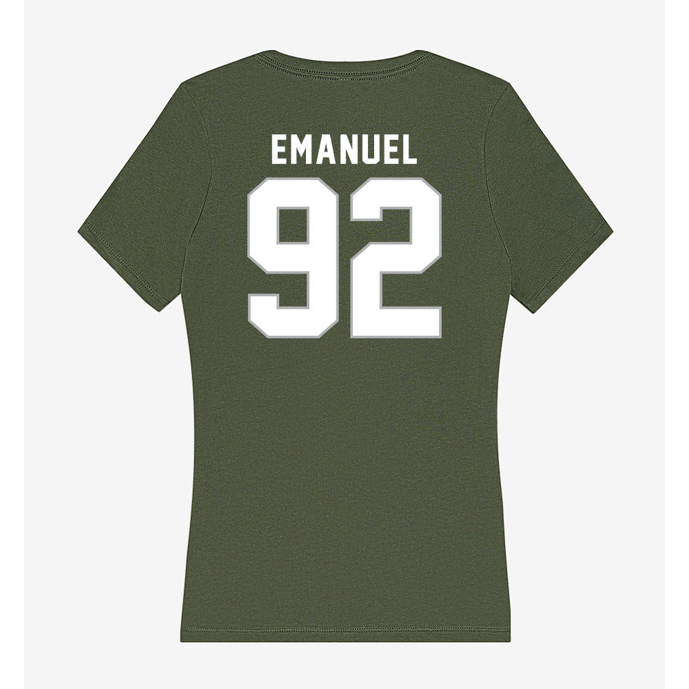 Northwest Missouri State - NCAA Football : Roch Emanuel - Women's V-Neck T-Shirt-1