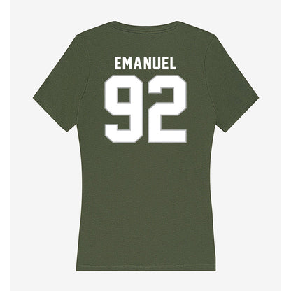 Northwest Missouri State - NCAA Football : Roch Emanuel - Women's V-Neck T-Shirt-1