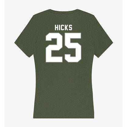 Northwest Missouri State - NCAA Football : Jaxon Hicks - Women's V-Neck T-Shirt-1