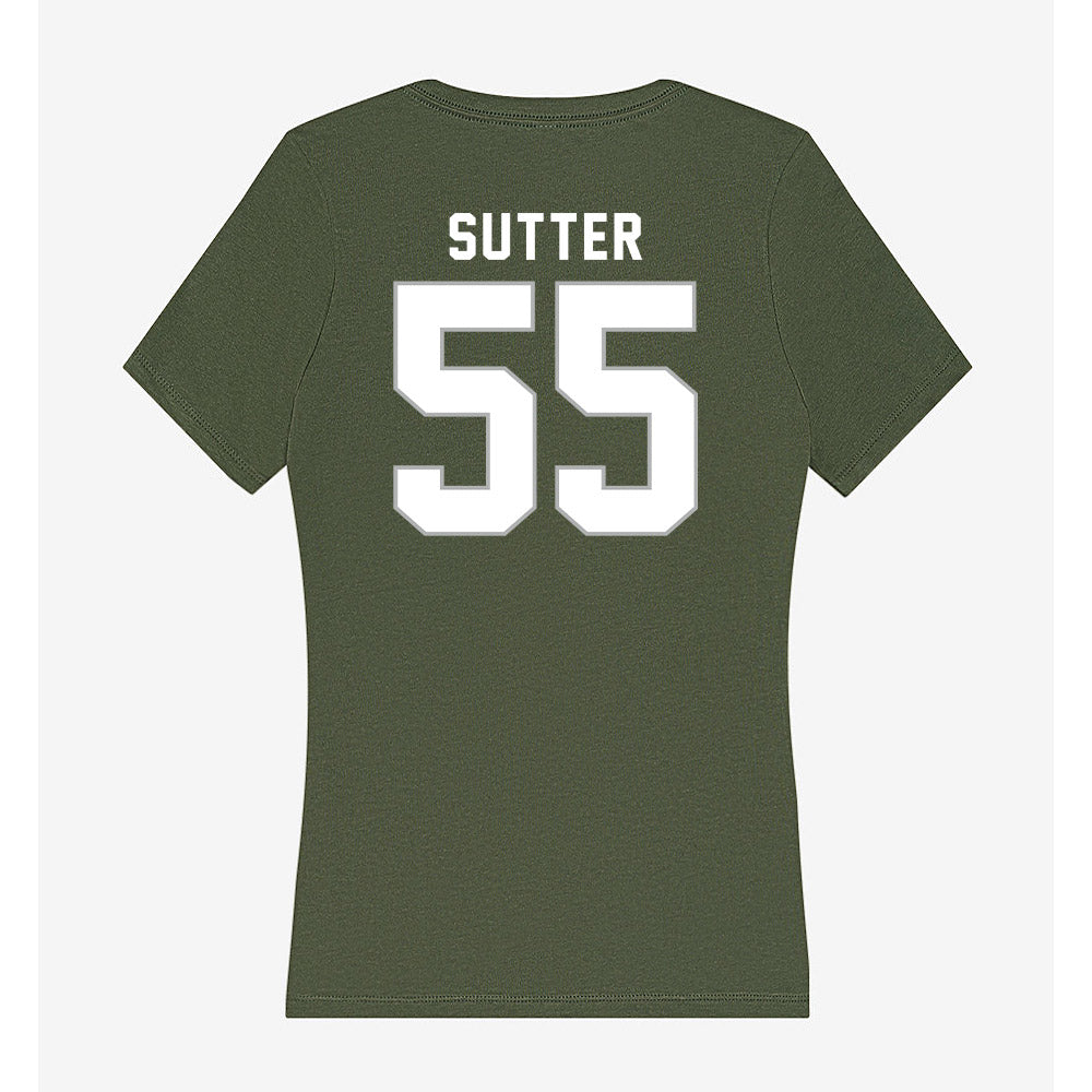 Northwest Missouri State - NCAA Football : Owen Sutter - Women's V-Neck T-Shirt-1
