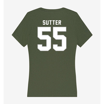 Northwest Missouri State - NCAA Football : Owen Sutter - Women's V-Neck T-Shirt-1