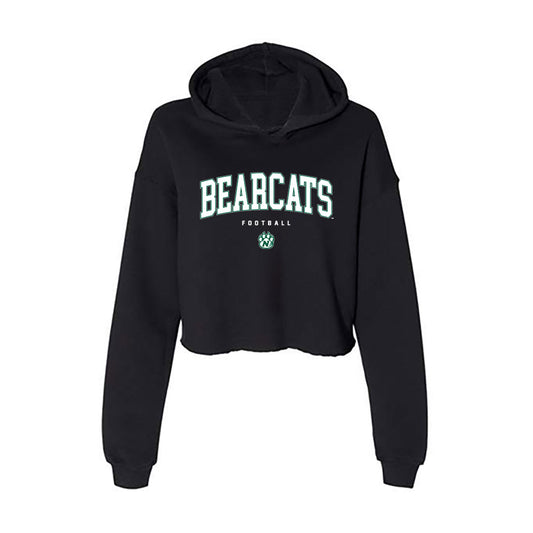Northwest Missouri State - NCAA Football : Owen Sutter - Women's Crop Fleece Hooded Sweatshirt-0