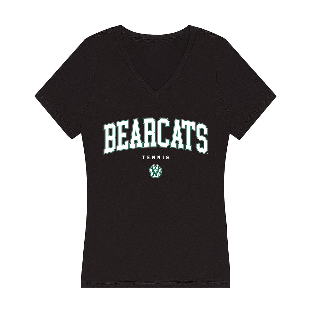 Northwest Missouri State - NCAA Men's Tennis : Antonin Leborne - Women's V-Neck T-Shirt-0
