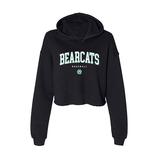 Northwest Missouri State - NCAA Baseball : Dylan McIntyre - Women's Crop Fleece Hoodie-0