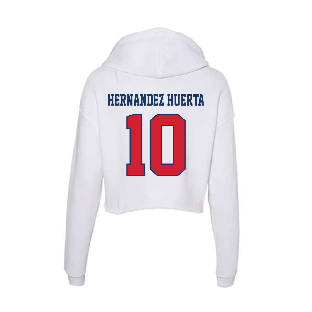 Francis Marion - NCAA Women's Tennis : Fatima Scarlet Hernandez Huerta - Women's Crop Fleece Hoodie-1