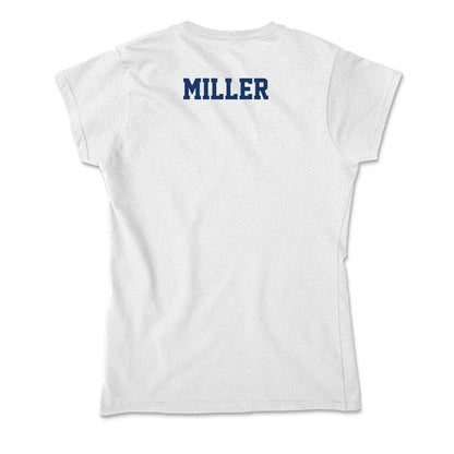 Francis Marion - NCAA Men's Track & Field : Justin Miller - Soft Style Women’s T-Shirt-1
