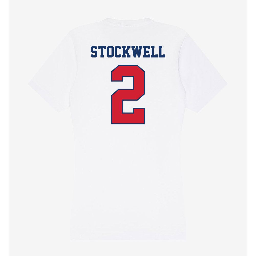 Francis Marion - NCAA Women's Volleyball : Mckayla Stockwell - Women's V-Neck T-Shirt-1