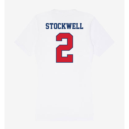 Francis Marion - NCAA Women's Volleyball : Mckayla Stockwell - Women's V-Neck T-Shirt-1