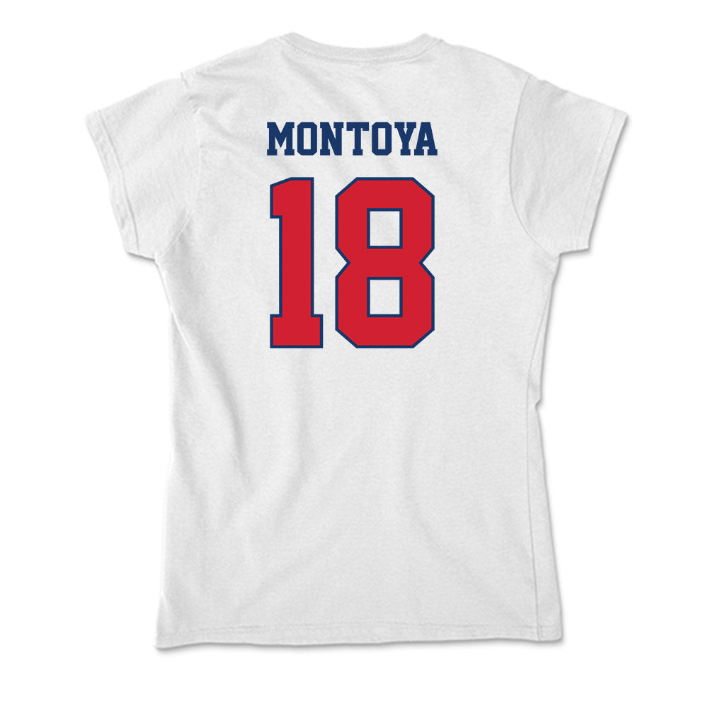 Francis Marion - NCAA Men's Soccer : Emerson Montoya - Soft Style Women’s T-Shirt-1