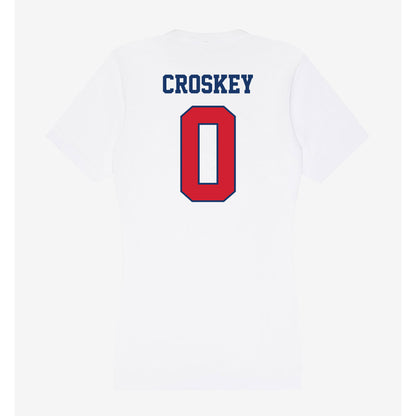 Francis Marion - NCAA Women's Basketball : Kiara Croskey - Women's V-Neck T-Shirt-1