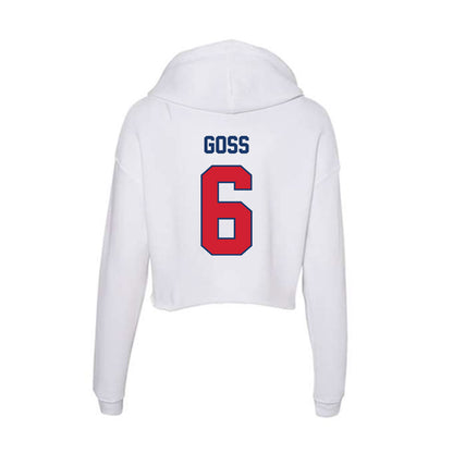Francis Marion - NCAA Softball : Mikaela Goss - Women's Crop Fleece Hoodie-1