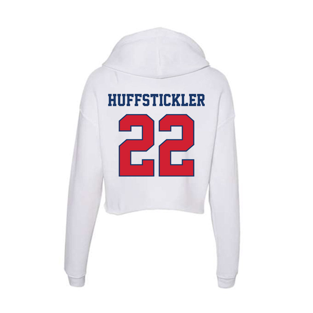 Francis Marion - NCAA Baseball : Mason Huffstickler - Women's Crop Fleece Hoodie-1