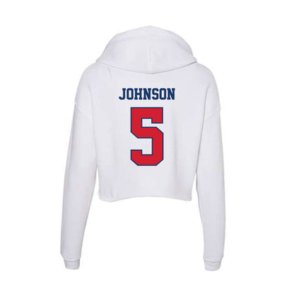 Francis Marion - NCAA Women's Volleyball : Aubrey Johnson - Women's Crop Fleece Hoodie-1