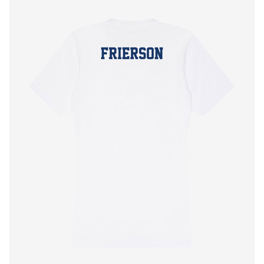 Francis Marion - NCAA Men's Track & Field : Messiah Frierson - Women's V-Neck T-Shirt-1