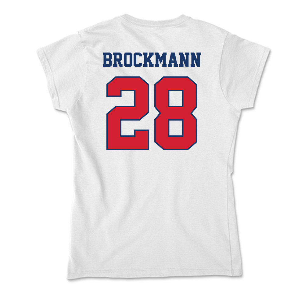 Francis Marion - NCAA Women's Soccer : Joy Brockmann - Soft Style Women’s T-Shirt-1