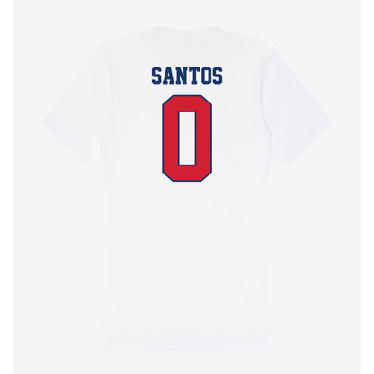 Francis Marion - NCAA Men's Basketball : Troy Santos - Women's V-Neck T-Shirt-1