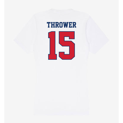 Francis Marion - NCAA Softball : Anderson Thrower - Women's V-Neck T-Shirt-1