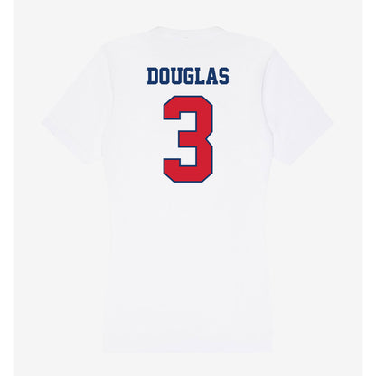 Francis Marion - NCAA Acrobatics & Tumbling : Jaliyah Douglas - Women's V-Neck T-Shirt-1
