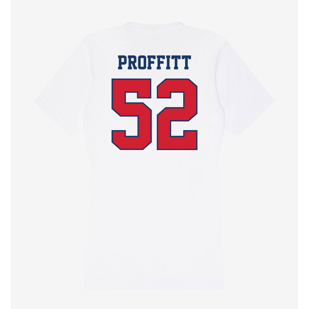 Francis Marion - NCAA Baseball : Myles Proffitt - Women's V-Neck T-Shirt-1