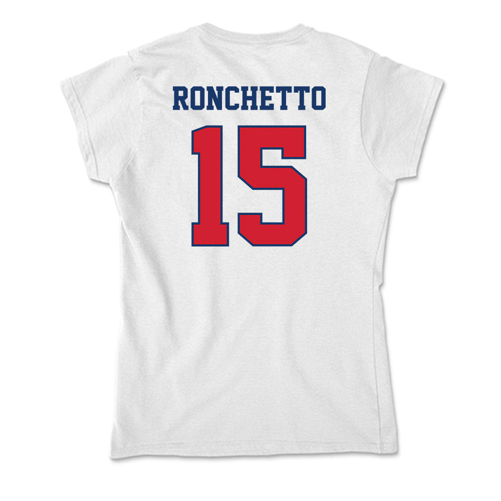 Francis Marion - NCAA Women's Volleyball : Myla Ronchetto - Soft Style Women’s T-Shirt-1